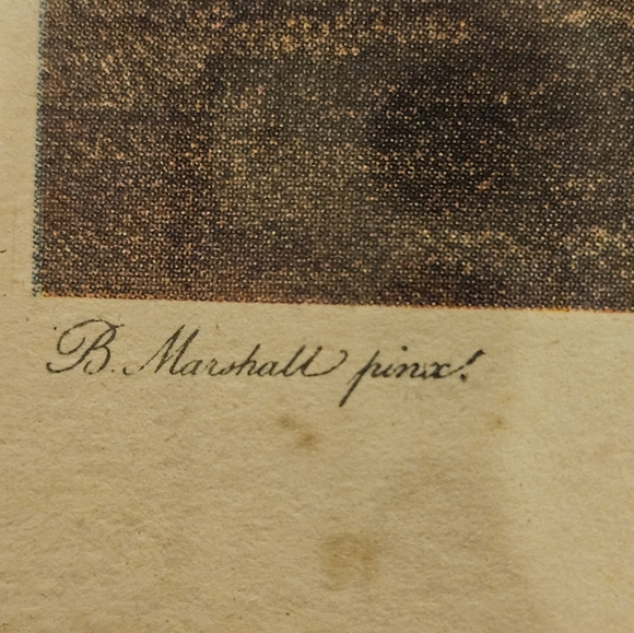 1937 Vintage Numbered Print in Original Frame - Picture 9 of 9